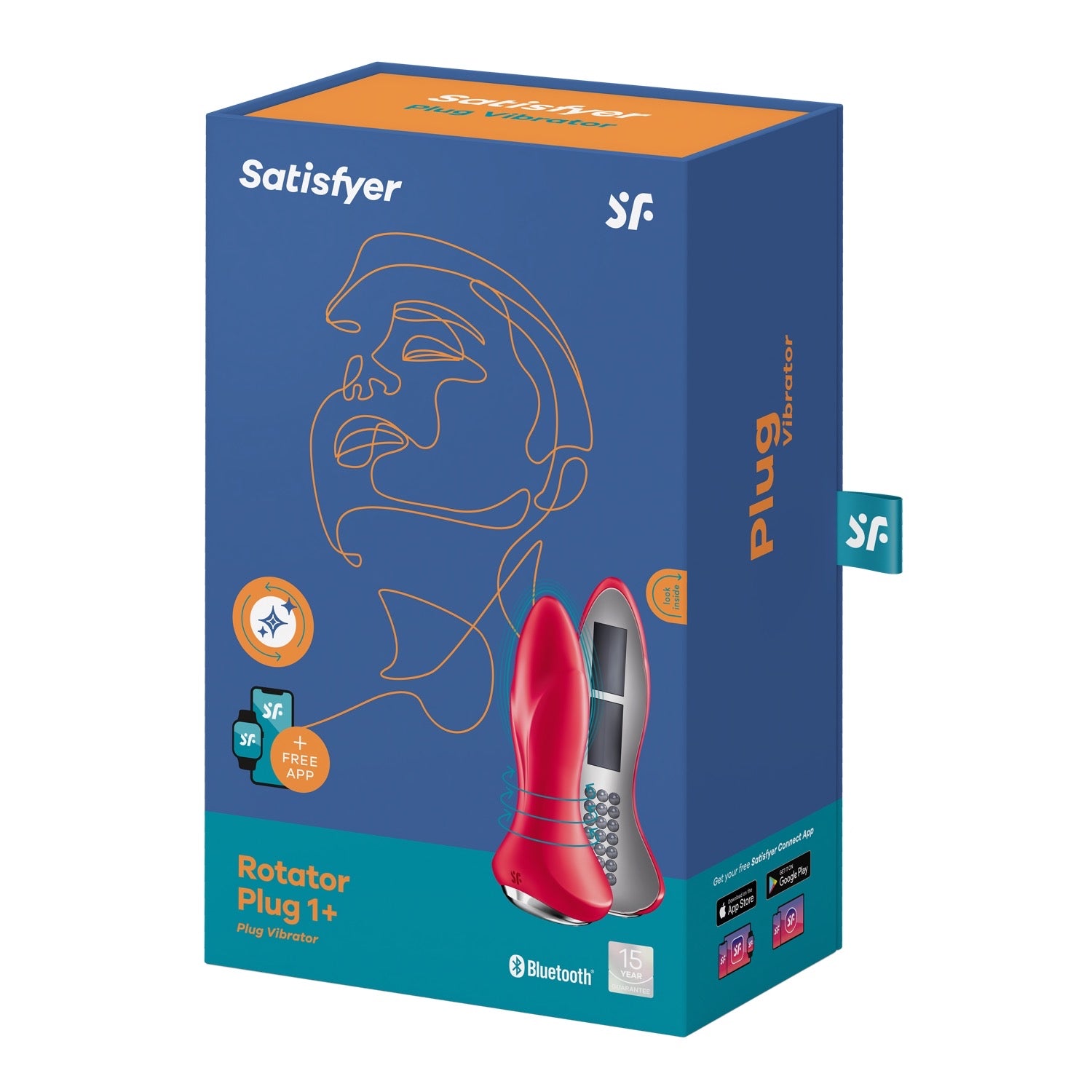 संतुष्ट करनेवाला रोटेटर प्लग 1 - लाल by Satisfyer