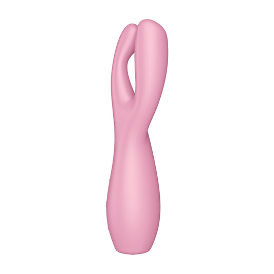 Satisfyer संतुष्ट करनेवाला त्रिगुट 3 - गुलाबी