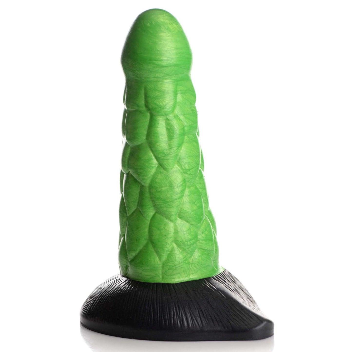 Radioactive Reptile Thick Scaly Silicone 7.5" Dildo