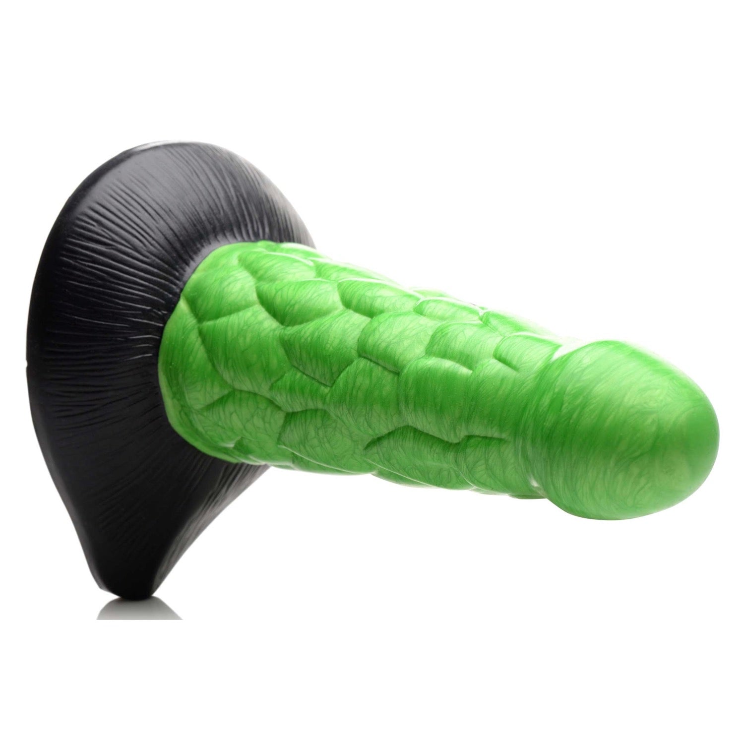 Creature Cocks Radioactive Reptile Thick Scaly Silicone 7.5&quot; Dildo by XR Brands