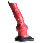 ["Fantasy","Suction Cup"]Hell-Hound Canine Penis Silicone 7.5" Dildo