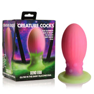 ["Fantasy","Suction Cup"]Xeno Silicone 5.2" Egg