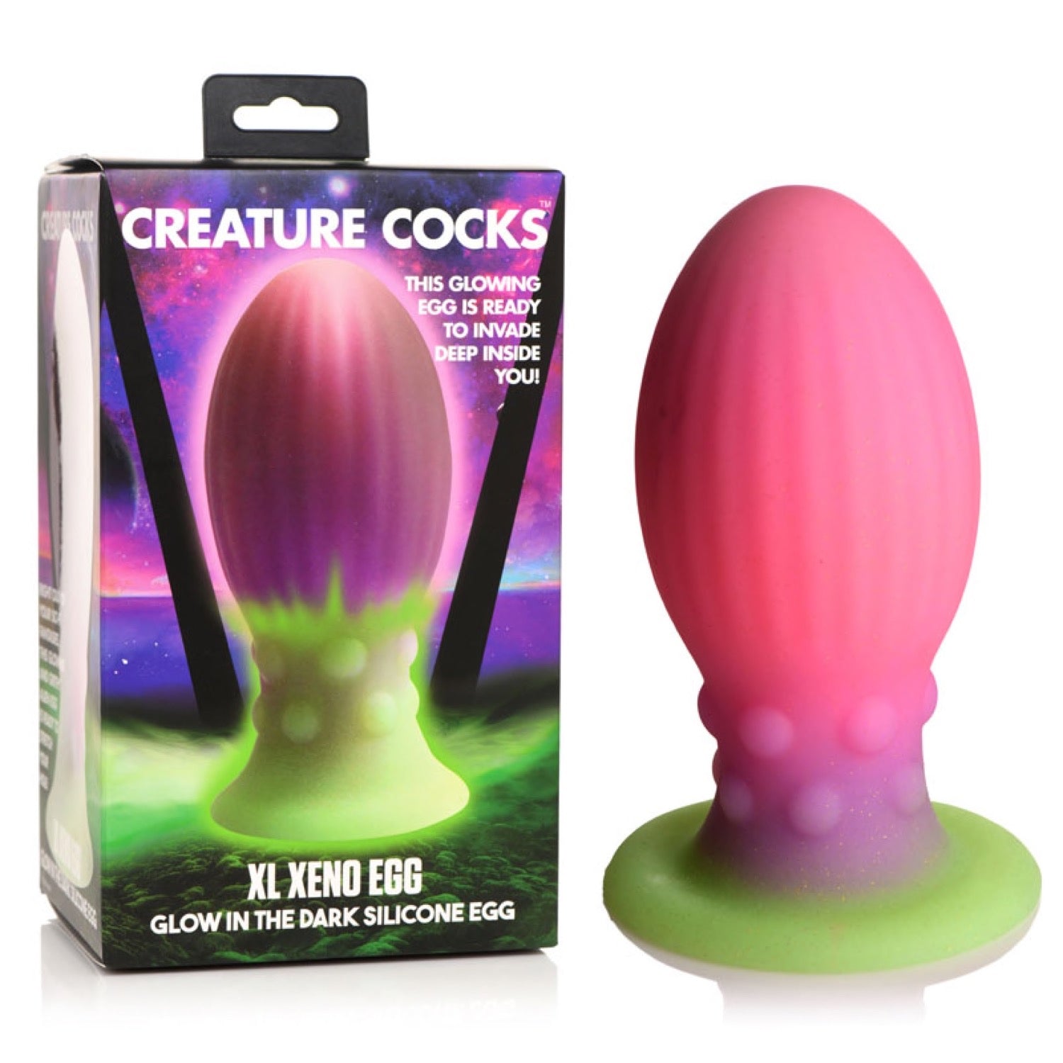 Creature Cocks XL Xeno Silicone 6.9&quot; Egg by XR Brands