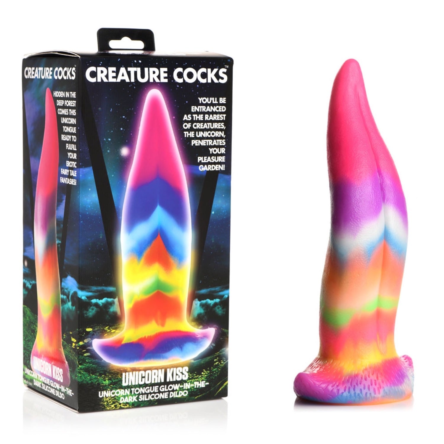Creature Cocks Unicorn Kiss Silicone 8.4&quot; Dildo by XR Brands