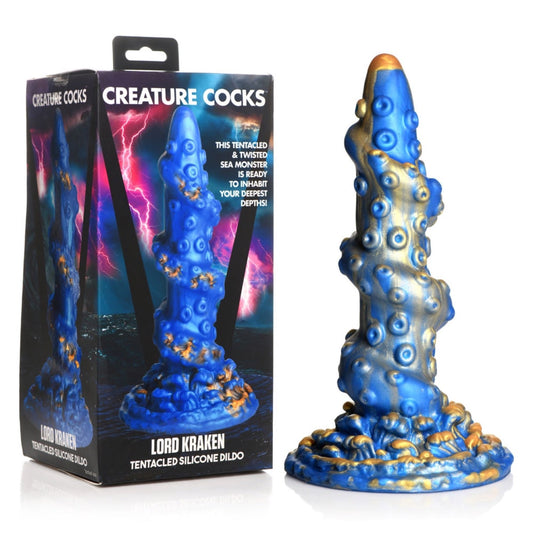 XR Brands Creature Cocks Lord Kraken Silicone 8.3&quot; Dildo