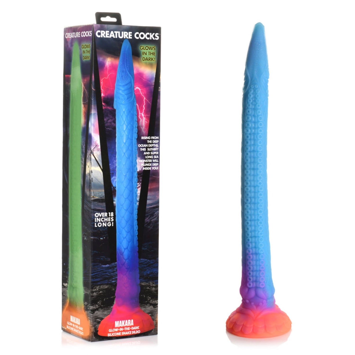 Creature Cocks Larva Silicone 18.3&quot; Dildo by XR Brands