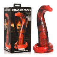 ["Fantasy","Suction Cup"]King Cobra Silicone 8.4" Dildo