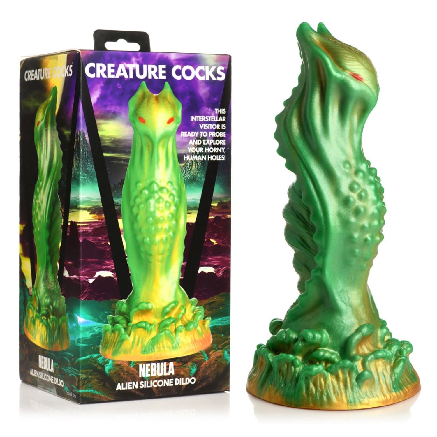 Creature Cocks Nebula Silicone 7.6&quot; Dildo by XR Brands