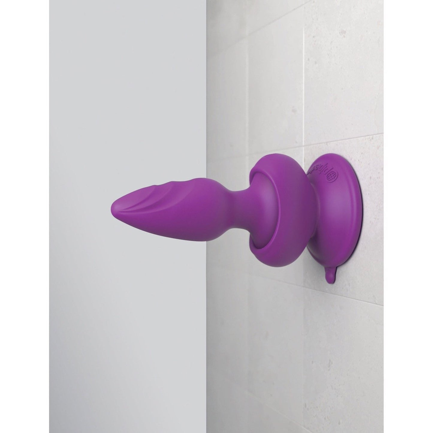 Wall Banger Plug - Purple USB Rechargeable Vibrating Butt Plug with Wireless Remote