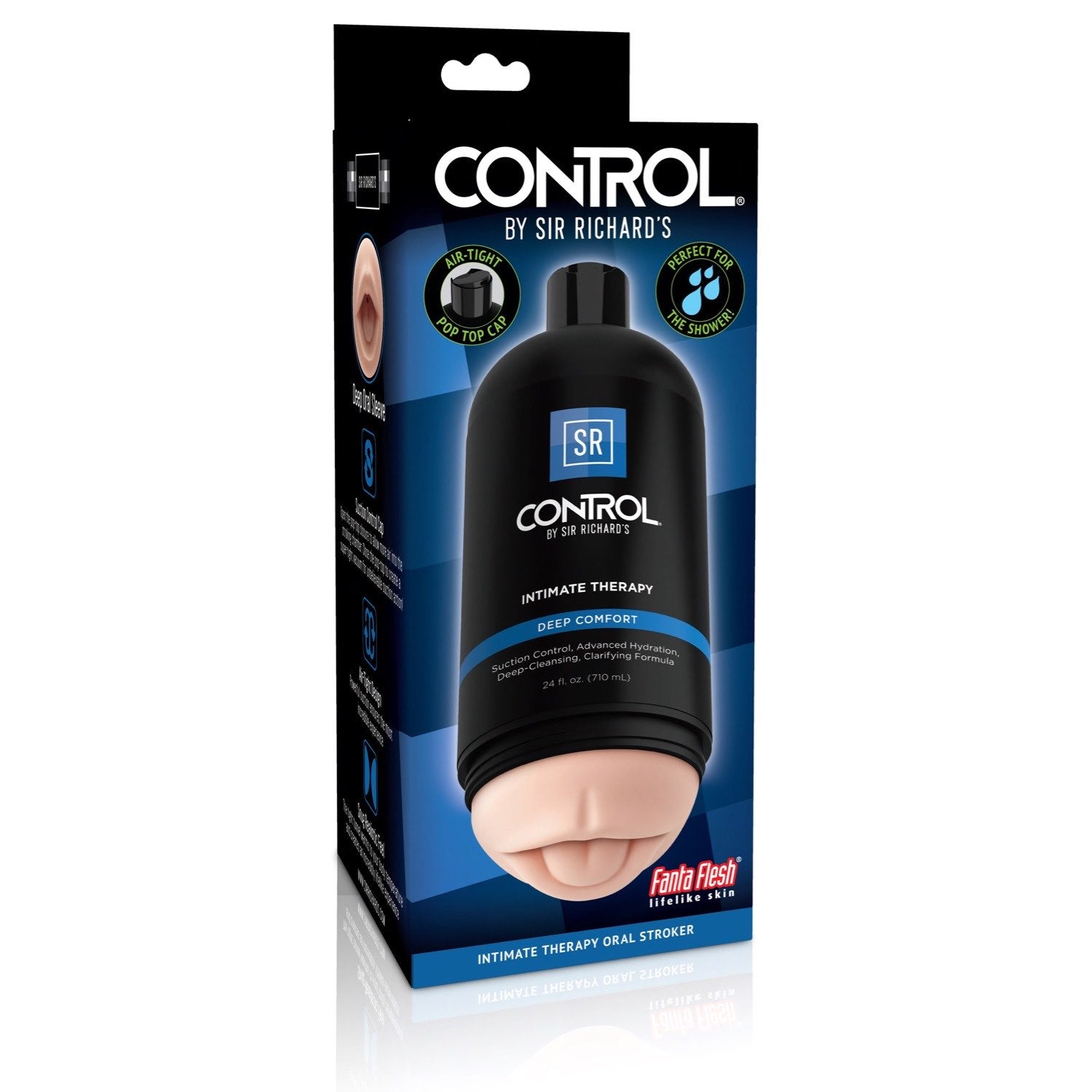 Sir Richards Control Intimate Therapy Mouth Stroker - Mouth Masturbator in Discrete Package by Pipedream