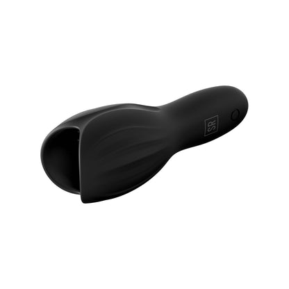 Beginner Silicone Cock Teaser - Black USB Rechargeable Masturbator
