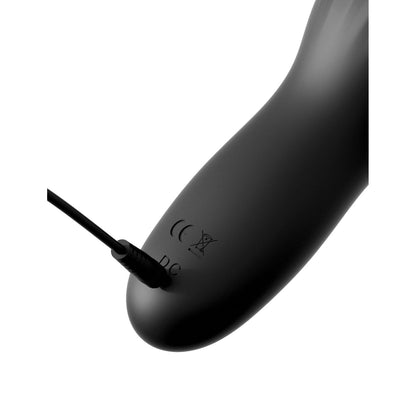 初学者硅胶阴茎挑逗器 - 黑色 USB 可充电自慰器