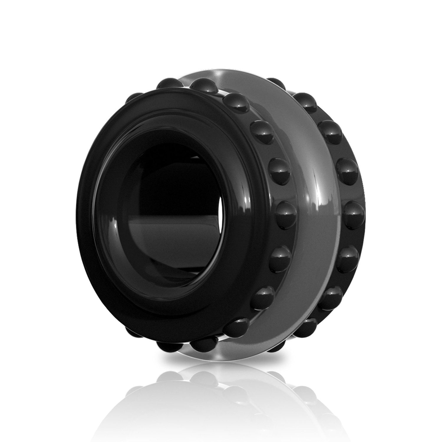 Sir Richards Pro Performance Advanced C-Ring - Black/Clear Cock Ring by Pipedream