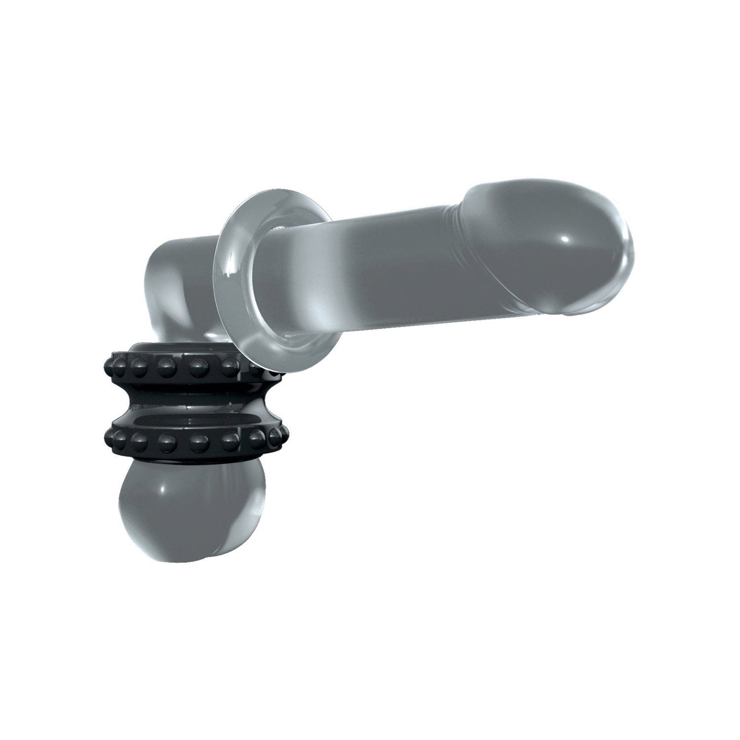 Pro Performance Advanced C-Ring - Black/Clear Cock Ring