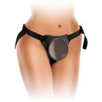 ["Harness"]Elite Comfy Body Dock Strap-On Harness - Black Adjustable Strap-On Harness (No Probe Included)