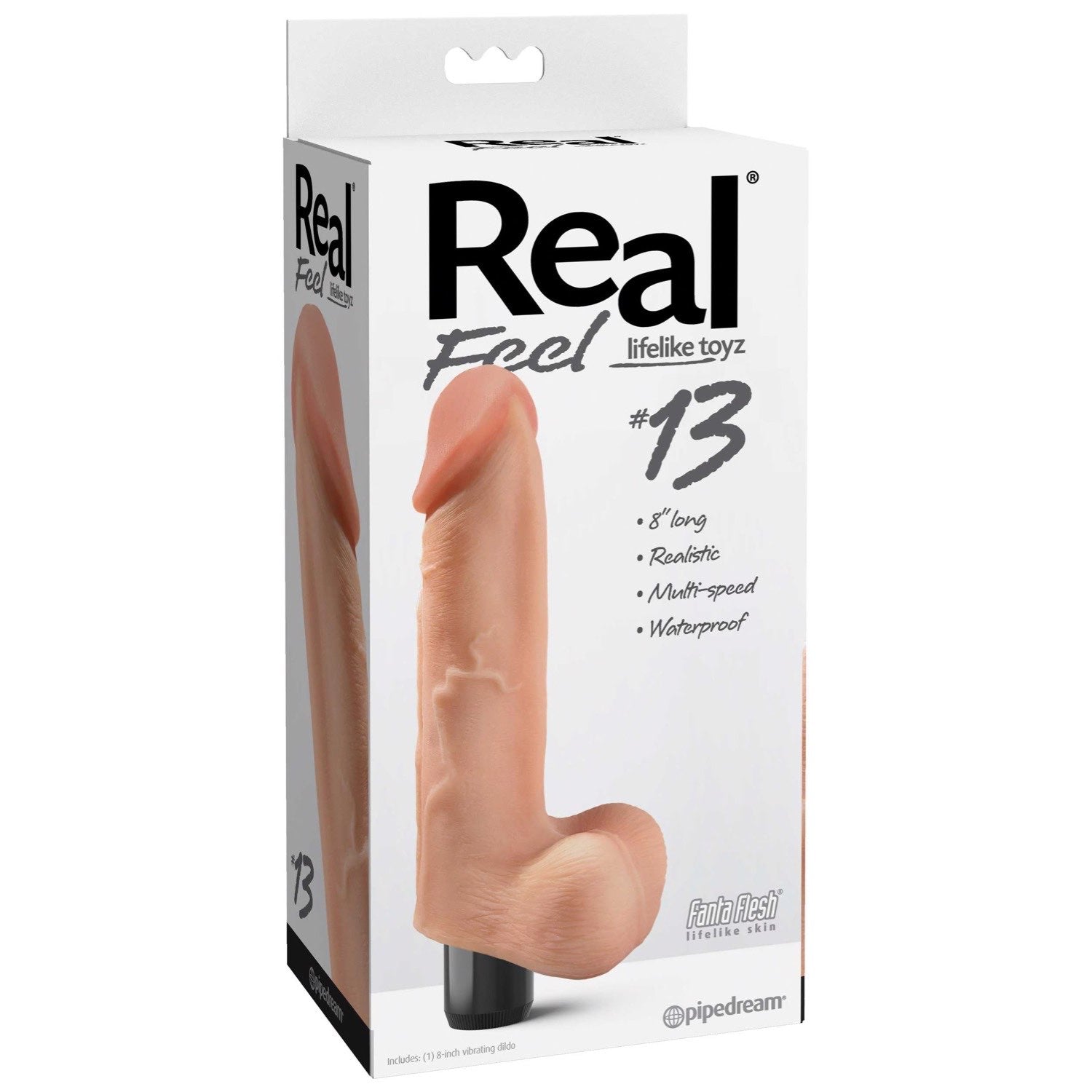  Real Feel #13 - Flesh 21.5 cm (8.5&quot;) Vibrator by Pipedream