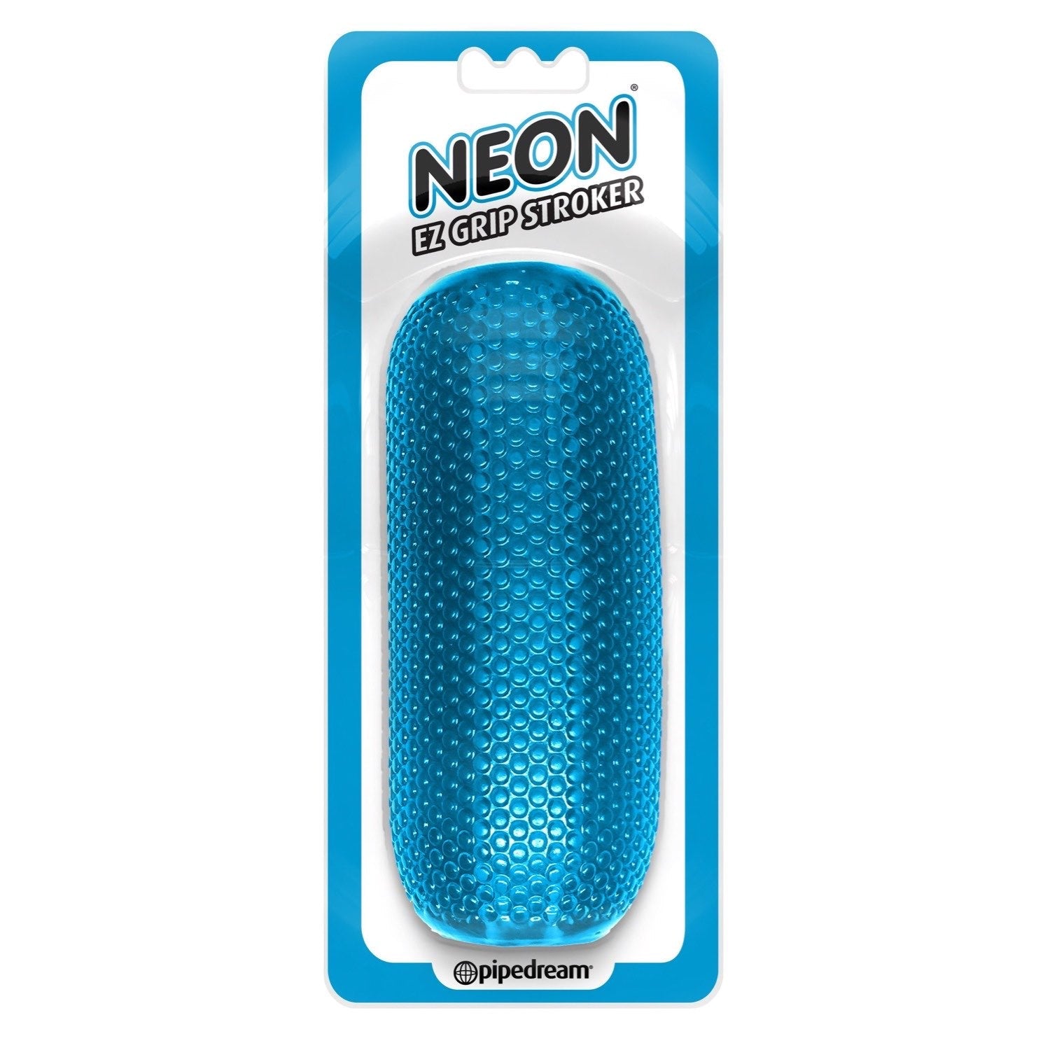  Neon EZ Grip Stroker - Blue Masturbator Sleeve by Pipedream