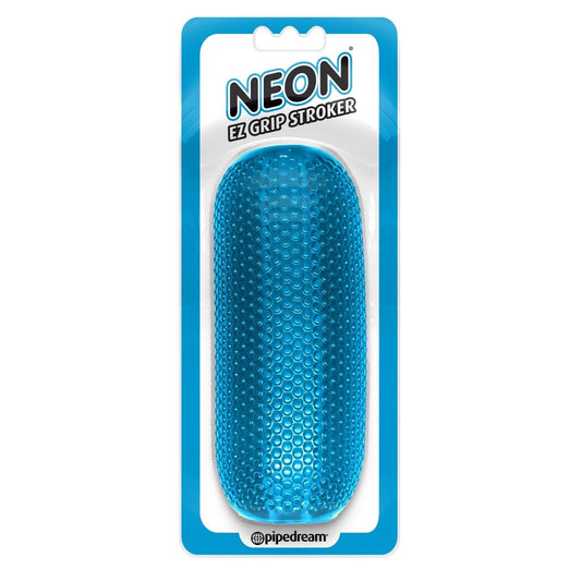 Pipedream Neon EZ Grip Stroker - 蓝色自慰器套