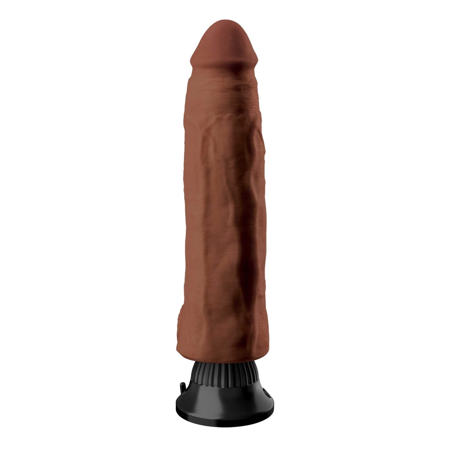  Real Feel Deluxe #10 - Brown 25 cm (10&quot;) Vibrating Dong by Pipedream