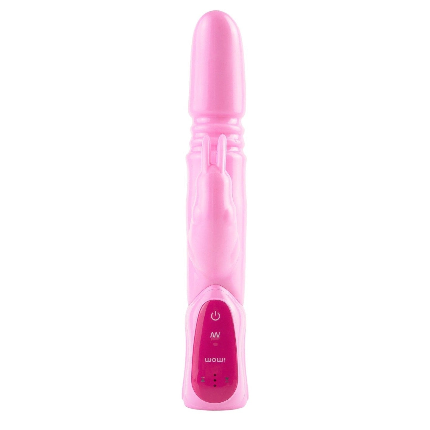 Vibe Triple Ecstasy Thruster - Pink 5.5" Vibrator with Clit/Anal Stimulators