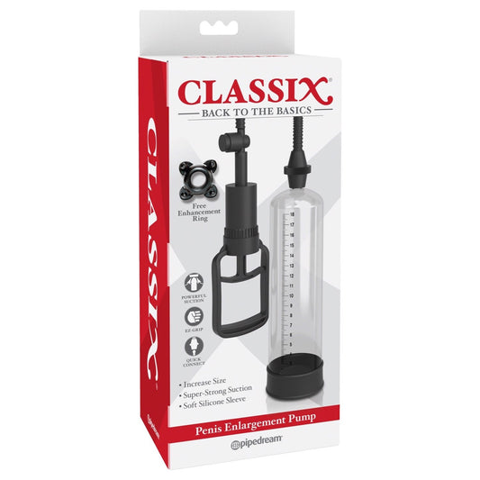 Pipedream Classix Penis Enlargement Pump - Clear Penis Pump