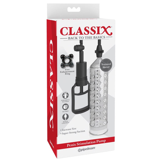 Pipedream Classix Penis Stimulation Pump - Clear Penis Pump