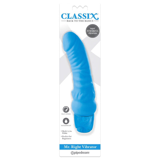Pipedream Classix Mr Right Vibe - Blue 19.1 cm (7.5&quot;) Dong