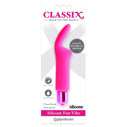 Pipedream Classix Silicone Fun Vibe - Pink 14 cm (5.5&quot;) Stimulator