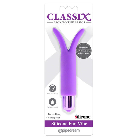 Pipedream Classix Silicone Fun Vibe - Purple 12.7 cm Stimulator