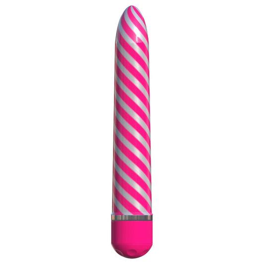 Pipedream Classix Sweet Swirl Vibe - Candystriped Pink 20.3 cm (8&quot;) Vibrator
