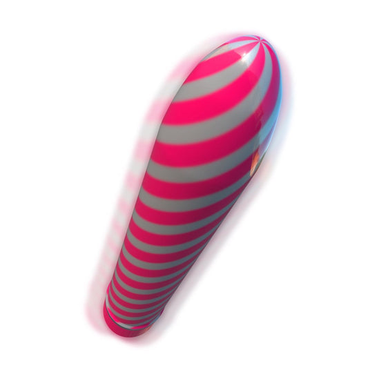 Pipedream Classix Sweet Swirl Vibe - Candystriped Pink 20.3 cm (8&quot;) Vibrator
