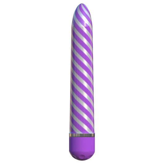 Pipedream Classix Sweet Swirl Vibe - Candystriped Purple 20.3 cm (8&quot;) Vibrator