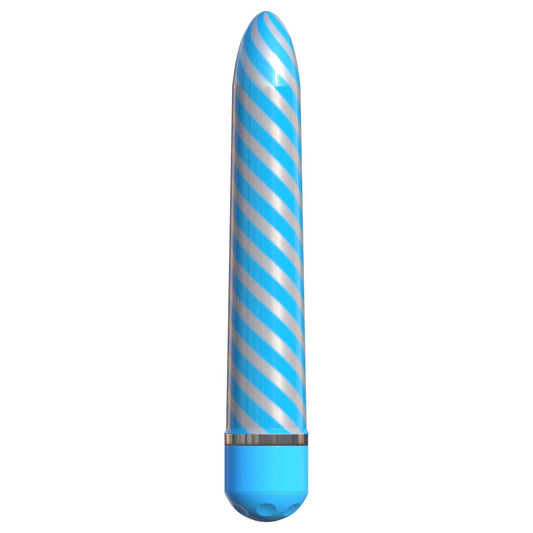 Pipedream Classix Sweet Swirl Vibe - Candystriped Blue 20.3 cm (8&quot;) Vibrator