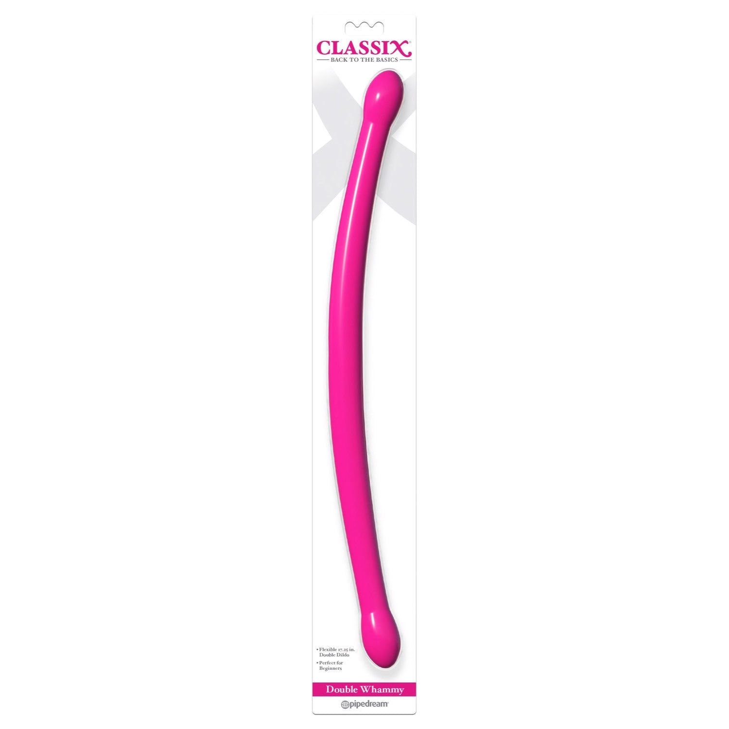Classix Double Whammy - Pink 43.8 cm (17&quot;) Double Dong by Pipedream