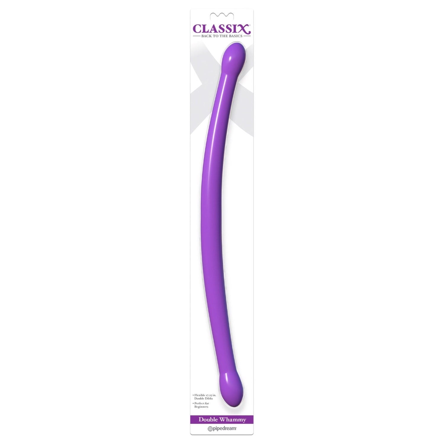 Classix Double Whammy - Purple 43.8 cm (17&quot;) Double Dong by Pipedream