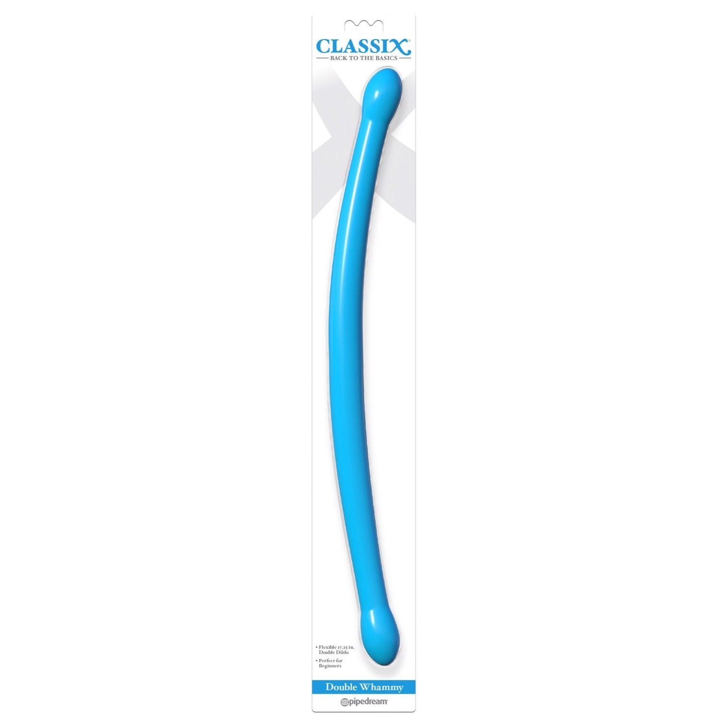 Classix Double Whammy - Blue 43.8 cm (17&quot;) Double Dong by Pipedream
