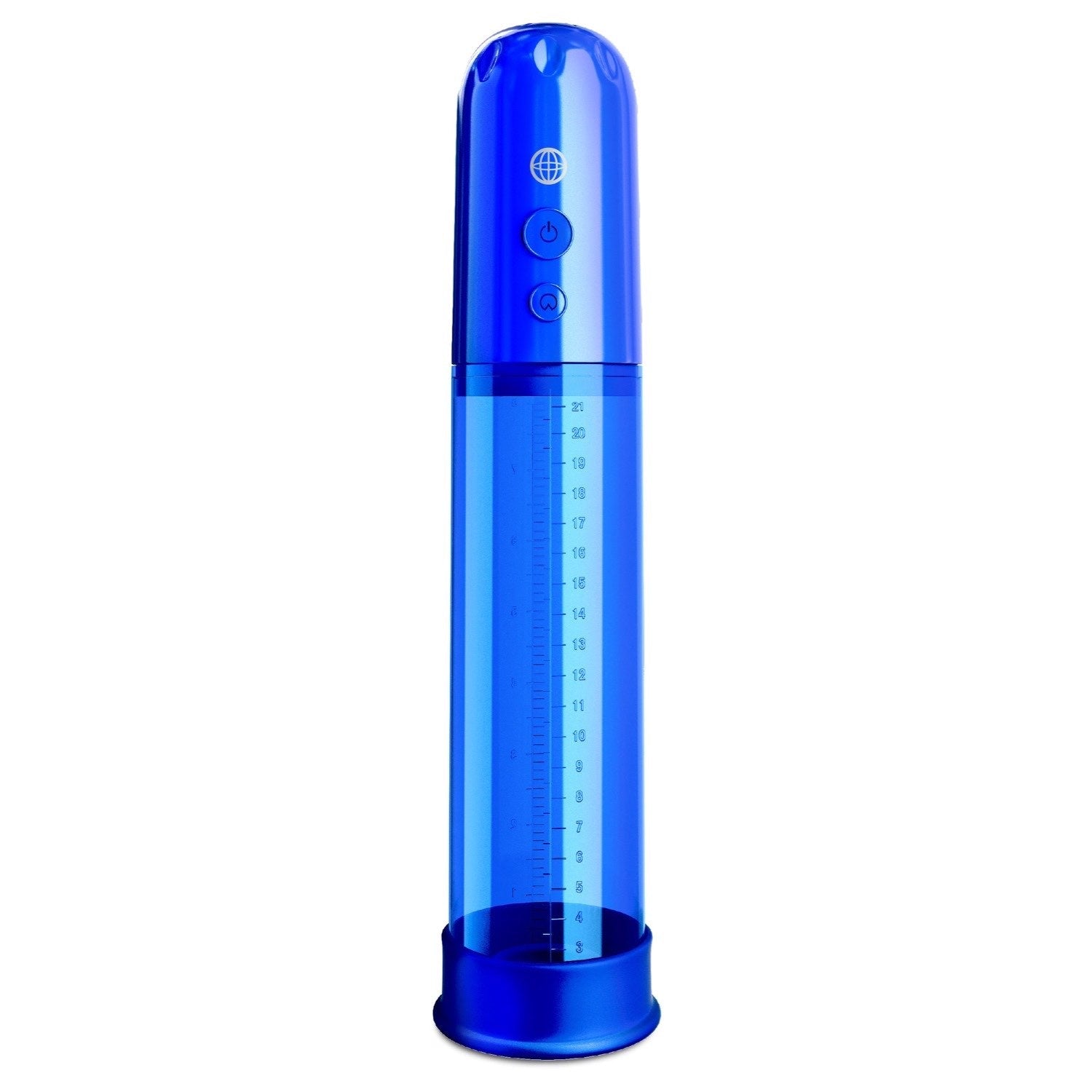 Classix Auto-Vac Power Pump - Blue Powered Penis Pump by Pipedream
