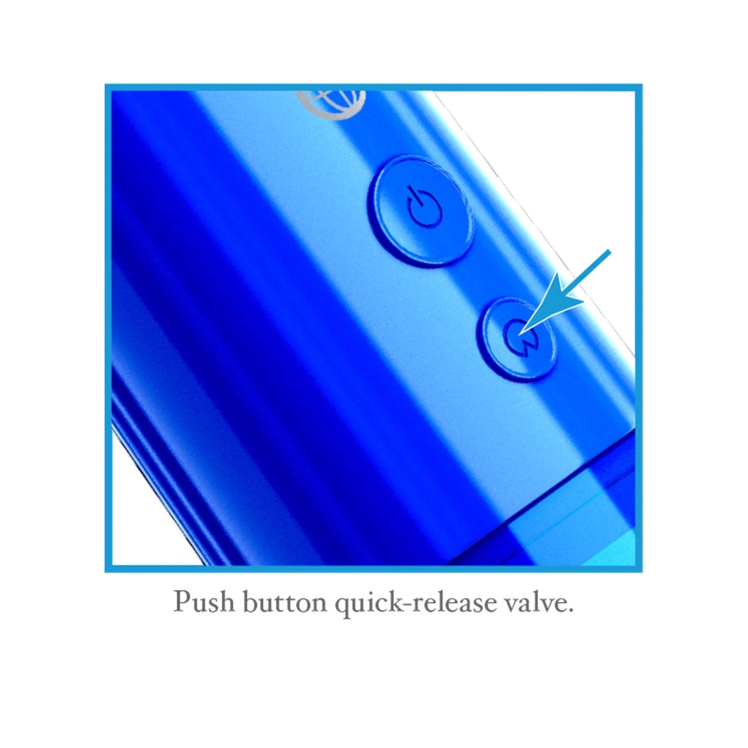 क्लासिक्स ऑटो-वैक पावर पंप - ब्लू पावर्ड पेनिस पंप by Pipedream
