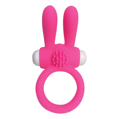 Neon Rabbit Ring - Pink Vibrating Cock Ring