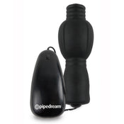 ["Stroker"]Vibrating Head Teazer - Black Vibrating Masturbator