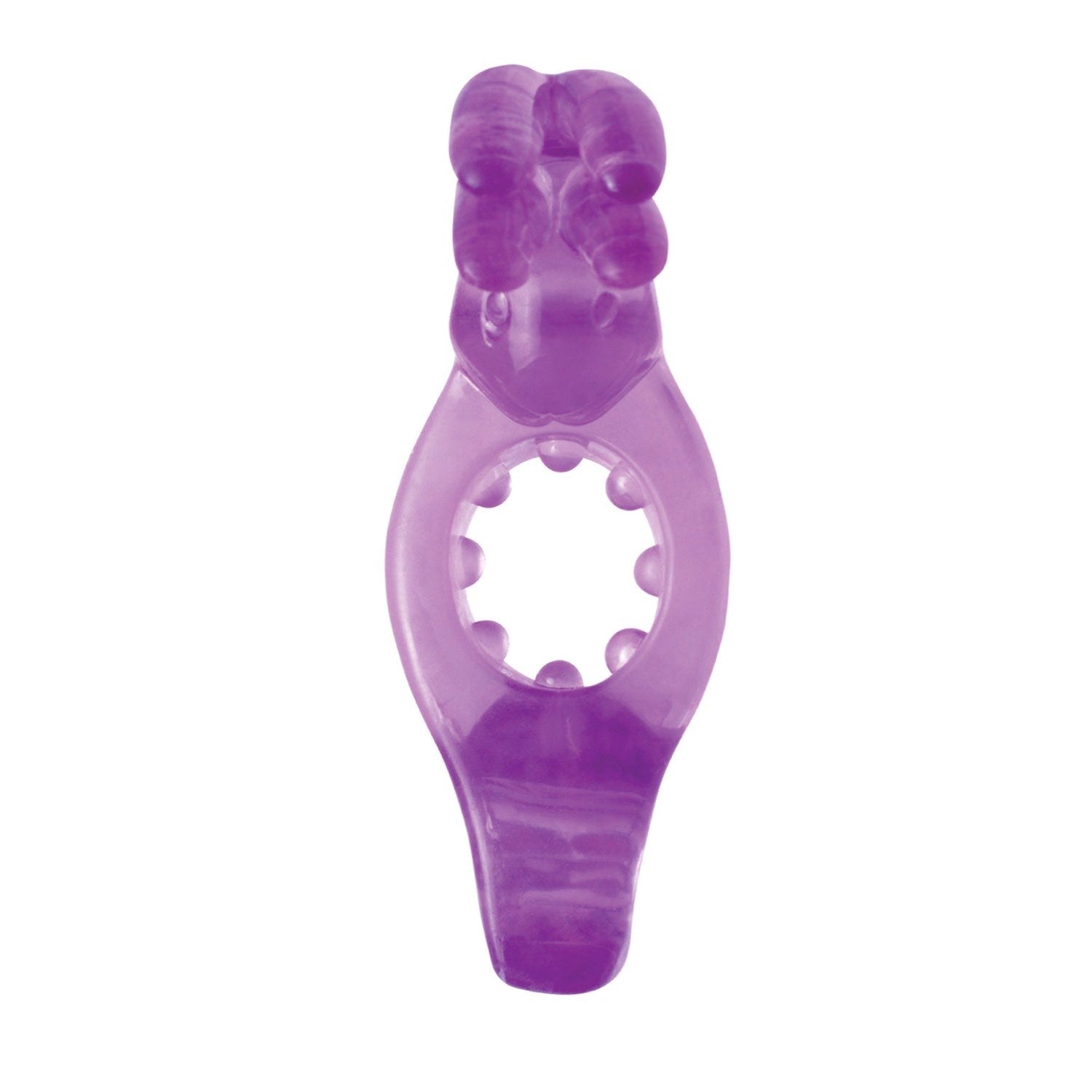  Wonderful Wonderful Wabbit - Purple Dual Vibrating Cock Ring by Pipedream