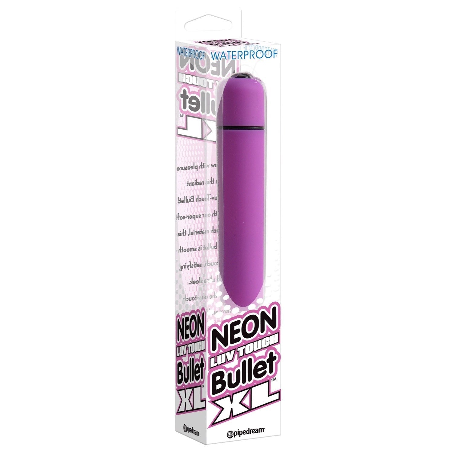 爱触摸 Neon Bullet Xl - 紫色 8.3 厘米（3.25 英寸）子弹头 by Pipedream