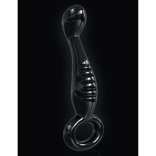 Pipedream Icicles No. 68 - Black 16.5 cm (6.5&quot;) Glass Anal Probe