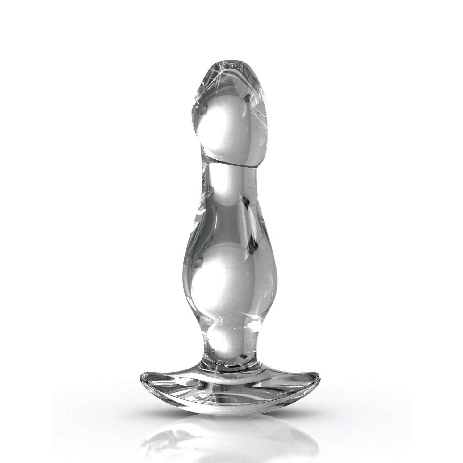 Icicles No. 72 - Clear 9.2 cm (3.6&quot;) Glass Butt Plug by Pipedream