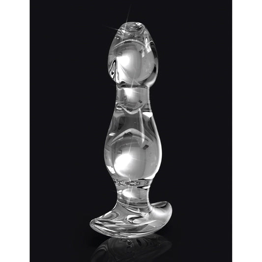 Pipedream Icicles No. 72 - Clear 9.2 cm (3.6&quot;) Glass Butt Plug