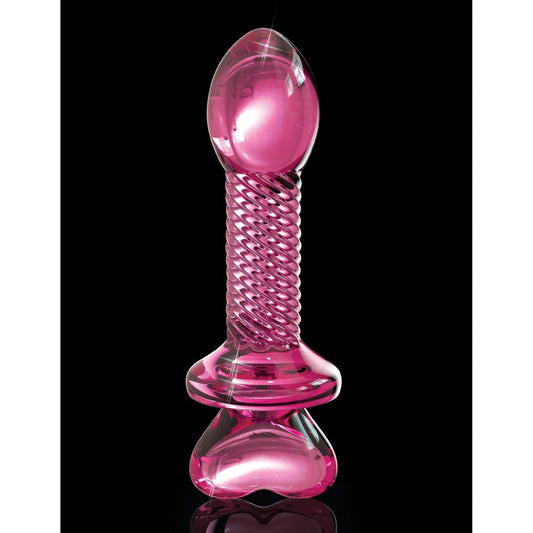 Pipedream Icicles No. 82 - Pink 10.2 cm (4&quot;) Glass Butt Plug