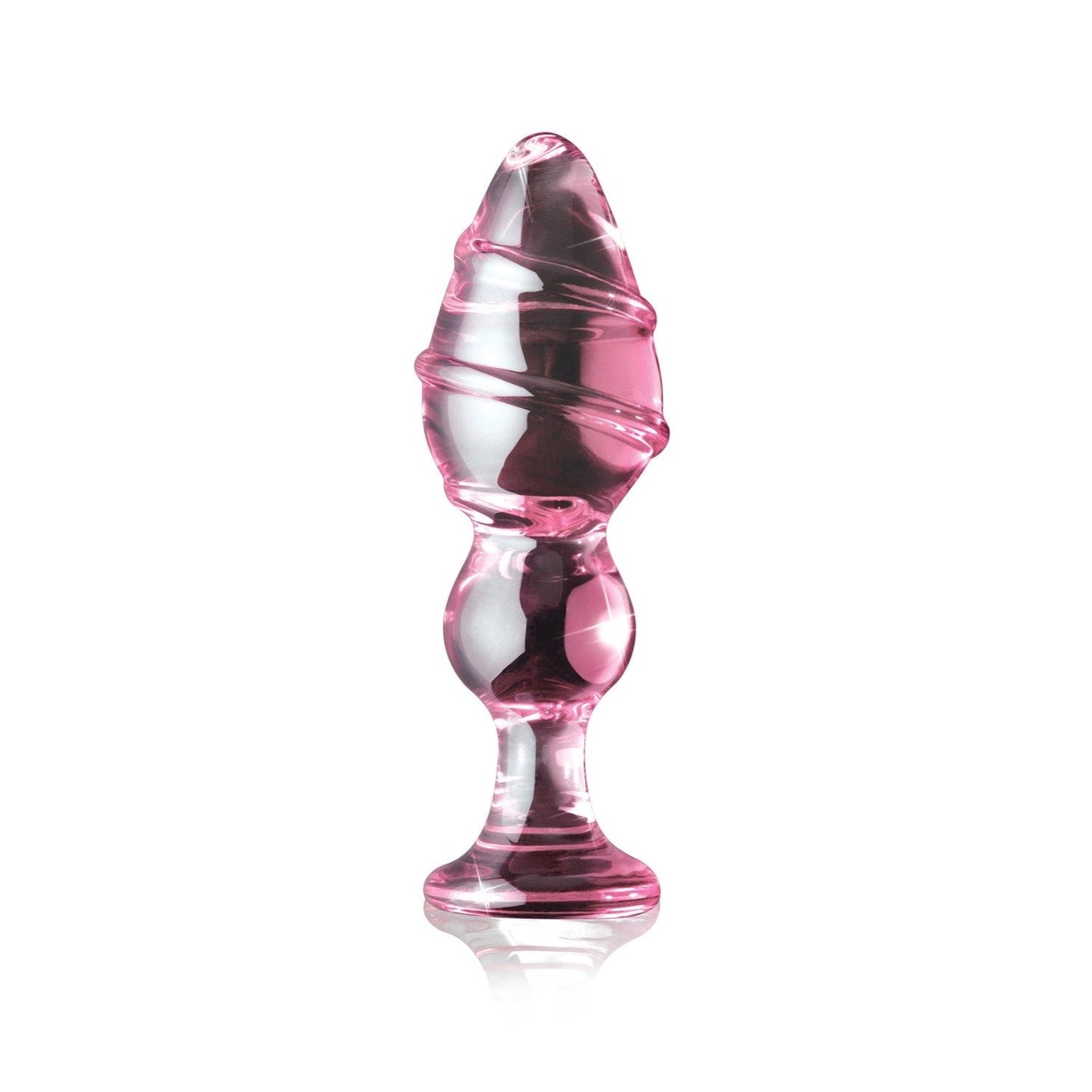 No. 27 - Pink 5.75" Glass Butt Plug