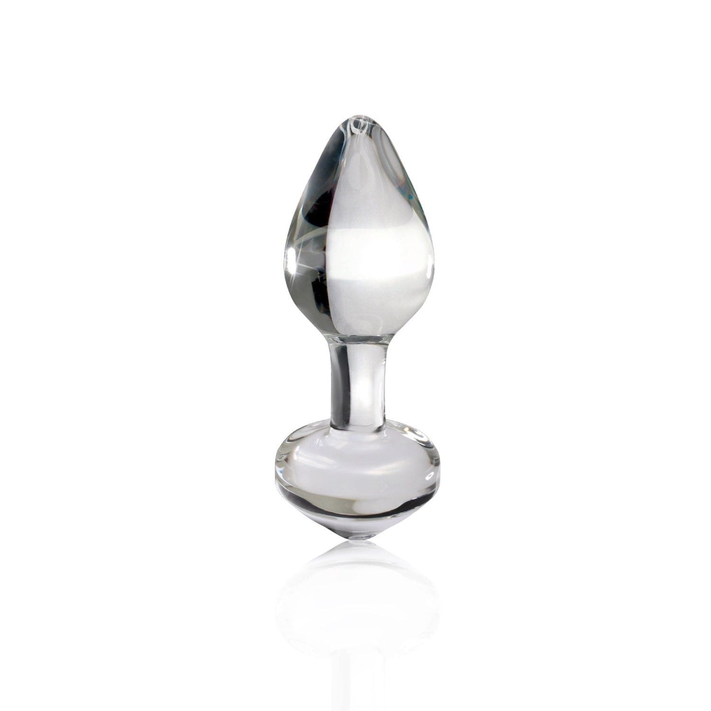 No. 44 - Clear Glass 6.5 cm (2.5") Butt Plug