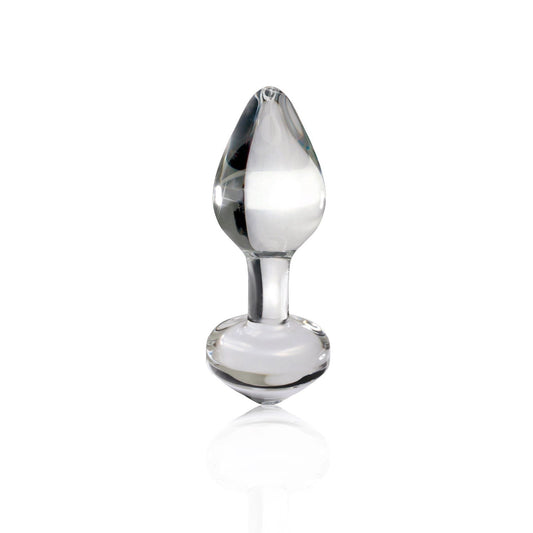 Pipedream Icicles No. 44 - Clear Glass 6.5 cm (2.5&quot;) Butt Plug