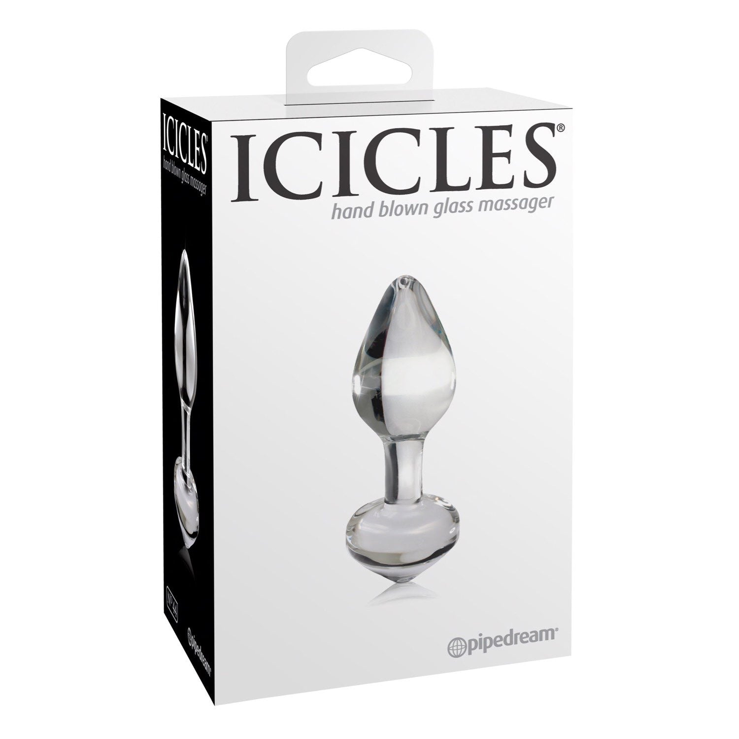 Icicles No. 44 - Clear Glass 6.5 cm (2.5&quot;) Butt Plug by Pipedream